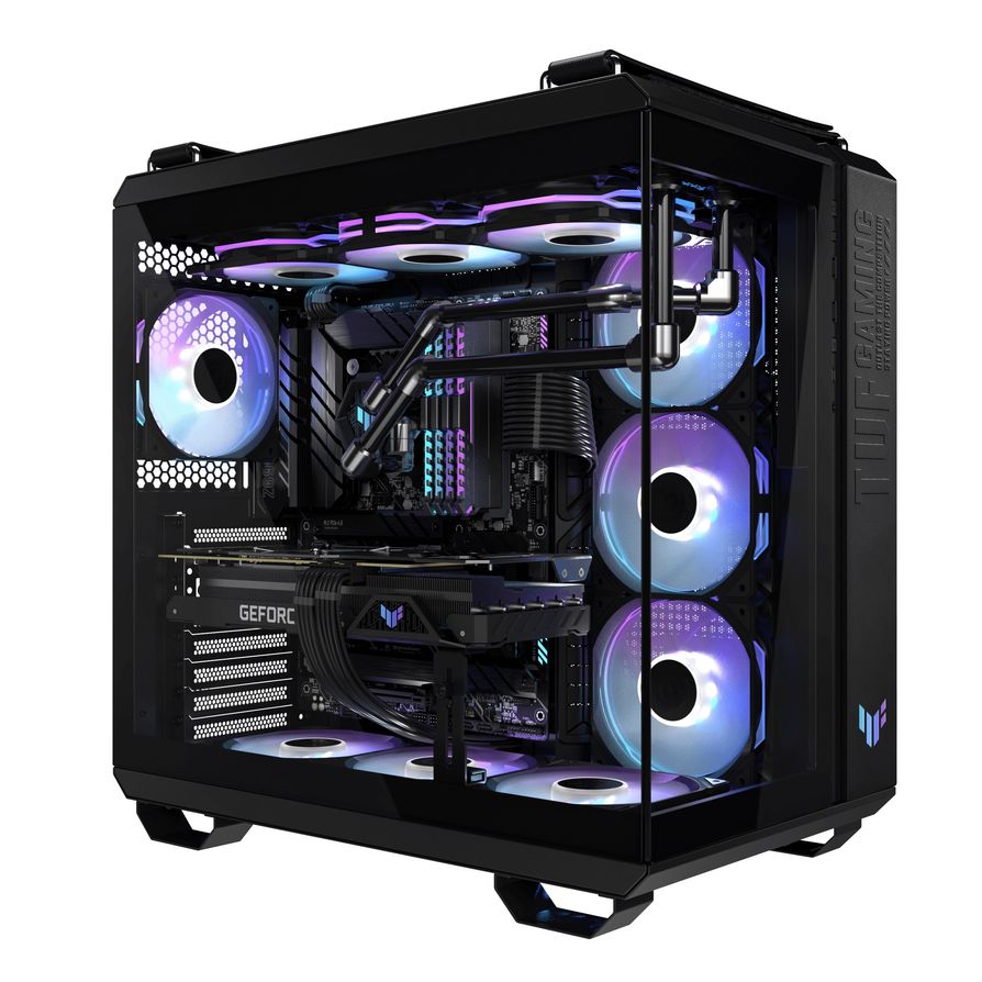 TUF Gaming TR120 ARGB同步提供正向及反向葉片兩種版本，無論風扇是吸入冷空氣，還是排出熱空氣，都能完美呈現繽紛絢麗的視覺效果。